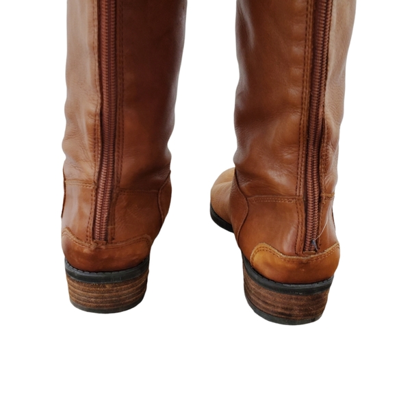 LAST CHANCE OFF* Sam Edelman Riding Equestrian Leather Knee High Boots Sz 7M - Picture 5 of 14